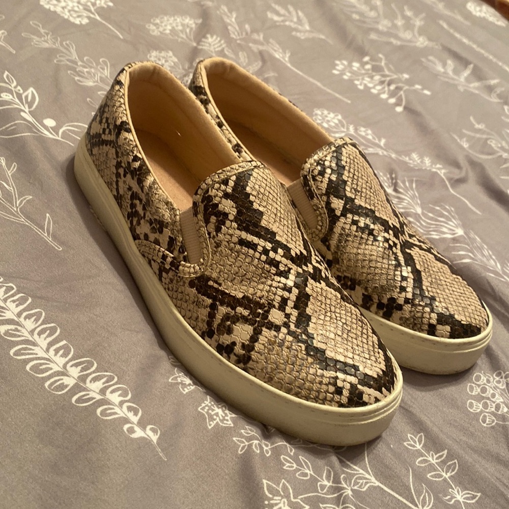 Snake Print Sneakers